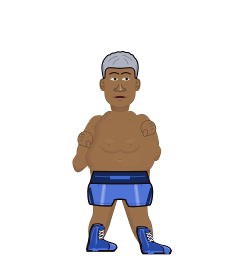thanuja, level 5 boxer. Record: 1 wins, 1 losses, 0 draws.