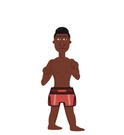 DiddyUp, level 3 boxer. Record: 5 wins, 0 losses, 0 draws.