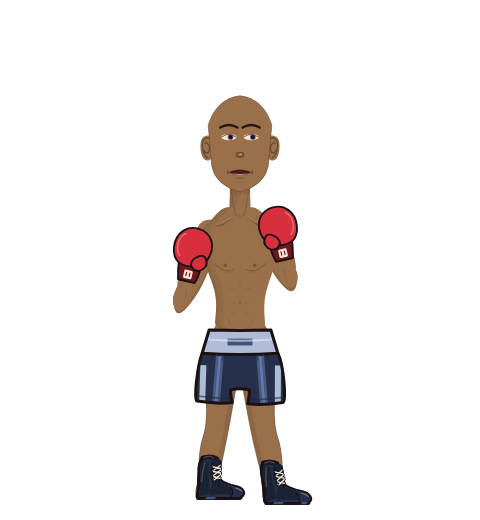 Basturd, level 42 boxer. Record: 16 wins, 5 losses, 1 draws. Hands: Classic.