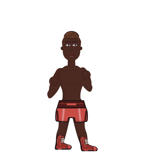 CheekySheriff, level 12 boxer. Record: 8 wins, 1 losses, 0 draws.