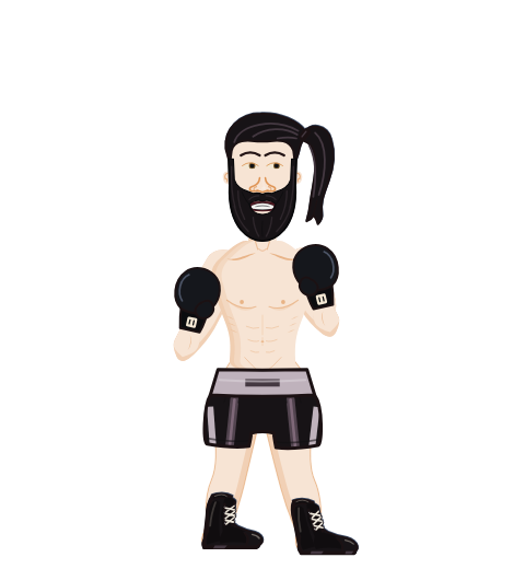 Assasin, level 1 boxer. Record: 0 wins, 0 losses, 0 draws. Hands: Classic.