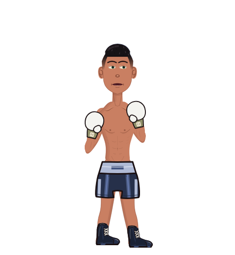 Jorey prue, level 7 boxer. Record: 6 wins, 2 losses, 0 draws. Hands: Classic.