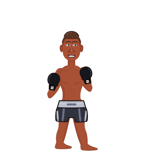 tempesta, level 2 boxer. Record: 4 wins, 0 losses, 0 draws. Hands: Classic.