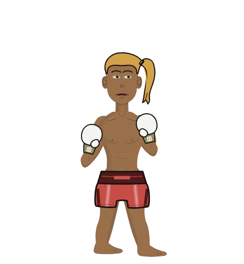 DIHCLAPPER, level 16 boxer. Record: 7 wins, 7 losses, 0 draws. Hands: Classic.