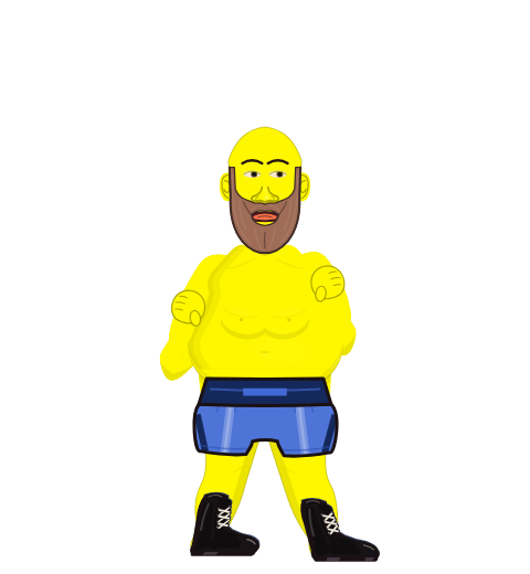 HOMER SIMPSON, level 1 boxer. Record: 1 wins, 1 losses, 0 draws.