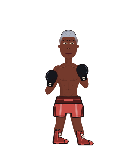 Crocada, level 30 boxer. Record: 8 wins, 5 losses, 1 draws. Hands: Classic.
