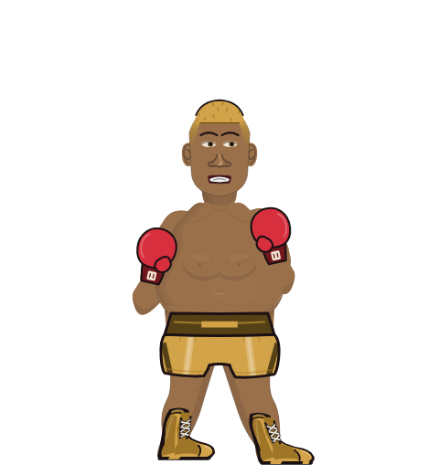 Saint, level 1 boxer. Record: 0 wins, 0 losses, 0 draws. Hands: Classic.