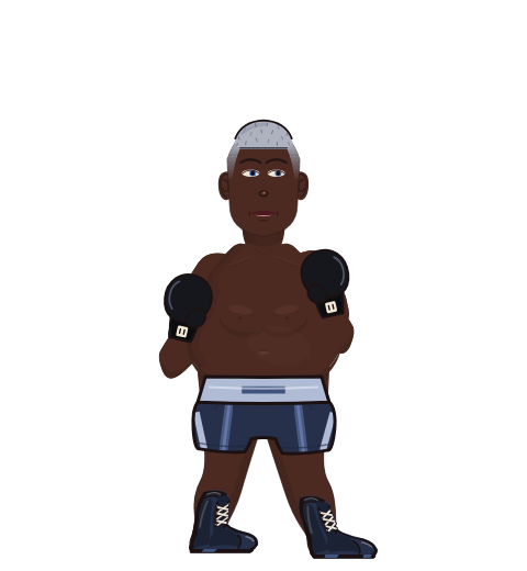 thexterminigg, level 20 boxer. Record: 4 wins, 2 losses, 0 draws. Hands: Classic.
