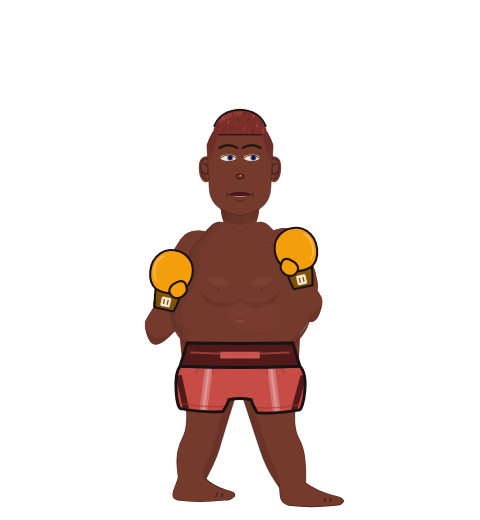CumBelly, level 3 boxer. Record: 0 wins, 1 losses, 0 draws. Hands: Classic.