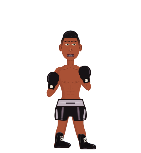 blanco, level 1 boxer. Record: 0 wins, 1 losses, 0 draws. Hands: Classic.