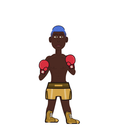 Mohammedlaotaibi, level 1 boxer. Record: 0 wins, 0 losses, 0 draws. Hands: Classic.