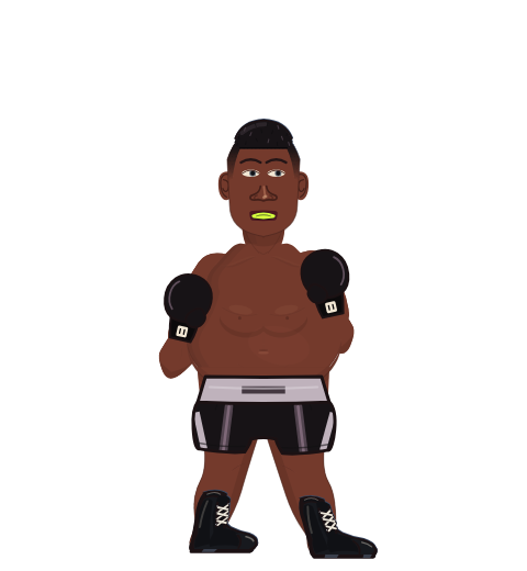 Luh JJ, level 28 boxer. Record: 5 wins, 0 losses, 0 draws. Hands: Classic.