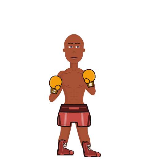 bagriel, level 14 boxer. Record: 5 wins, 4 losses, 0 draws. Hands: Classic.