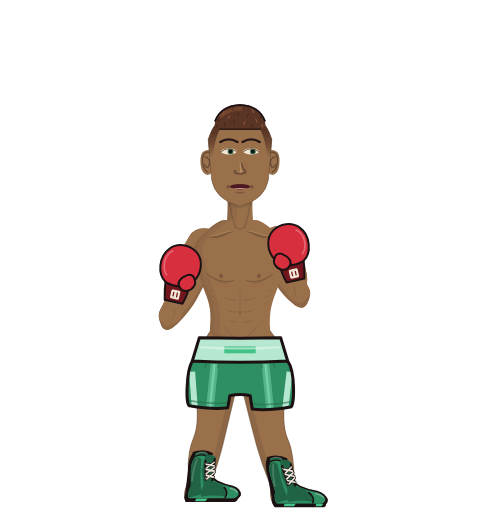 AwkwardSquid, level 37 boxer. Record: 41 wins, 92 losses, 1 draws. Hands: Classic.