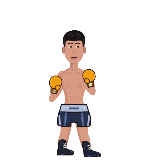 Theja Soru, level 1 boxer. Record: 0 wins, 0 losses, 0 draws. Hands: Classic.