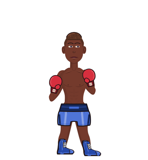 KingCobra, level 1 boxer. Record: 0 wins, 4 losses, 0 draws. Hands: Classic.