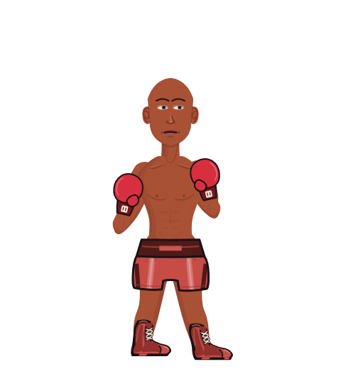 Beater, level 37 boxer. Record: 7 wins, 3 losses, 0 draws. Hands: Classic.
